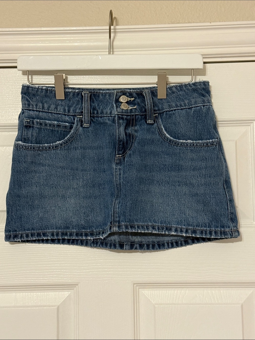 Hollister Blue Denim Skort